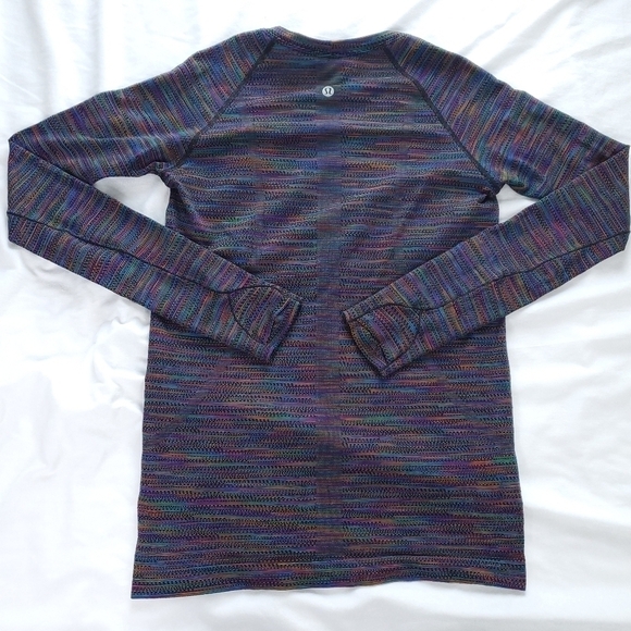 Lululemon Rainbow Long Swiftly Tech 2.0 Longsleeve Size 6 - Picture 11 of 11